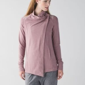 Lululemon Coast Easy Wrap Size 6 Heathered Misty Merlot Color